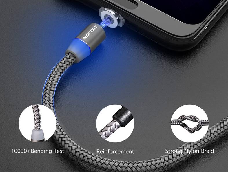Magnetic USB Fast Charging Micro / Type C Cable Phone Accessories Magnetic USB Fast Charging Micro / Type C Cable Phone Accessories