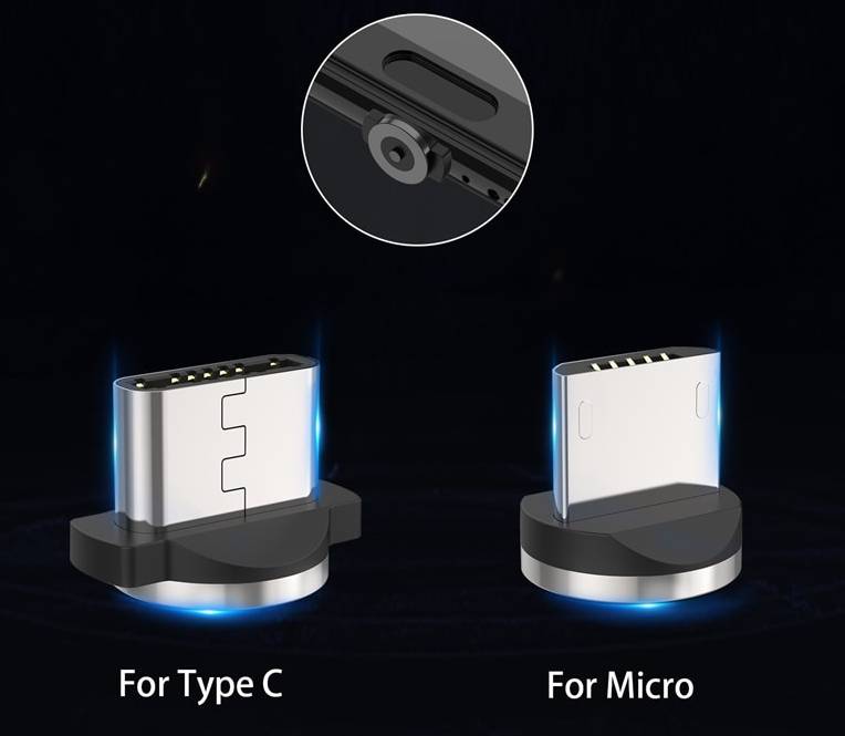 Magnetic USB Fast Charging Micro / Type C Cable Phone Accessories Magnetic USB Fast Charging Micro / Type C Cable Phone Accessories