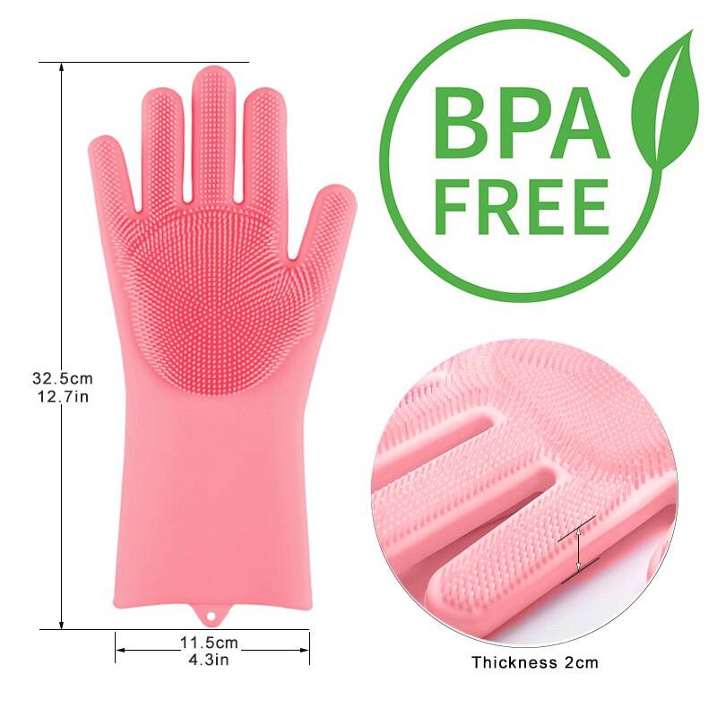 Magic Silicone Washing Sponge Gloves Home Goods Magic Silicone Washing Sponge Gloves Home Goods