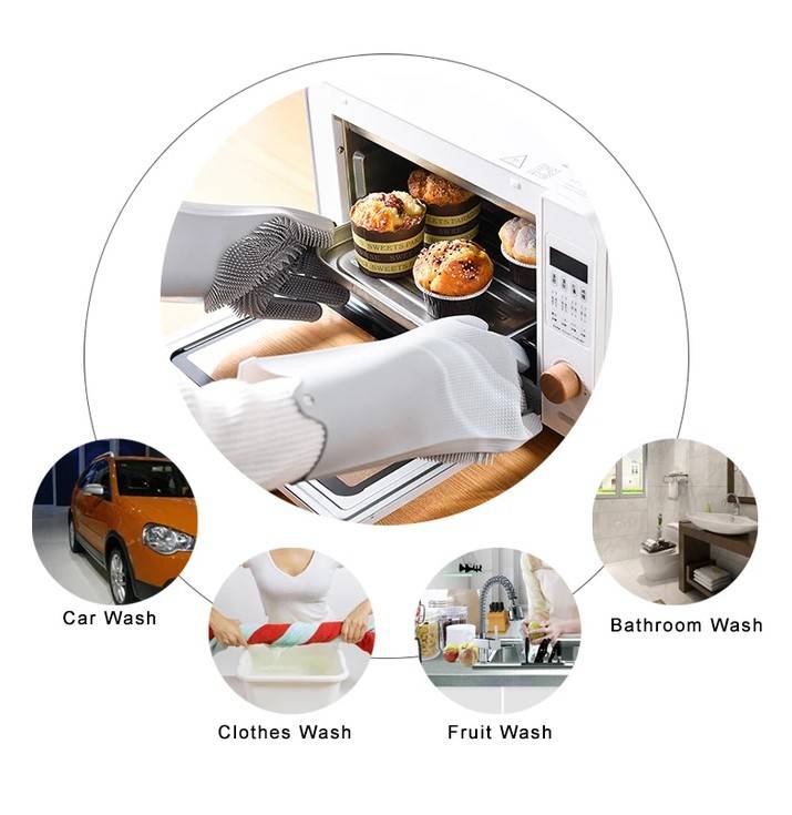Magic Silicone Washing Sponge Gloves Home Goods Magic Silicone Washing Sponge Gloves Home Goods