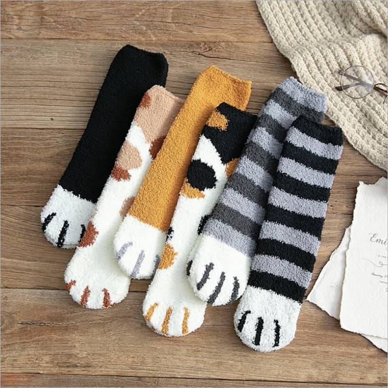 Cute Cat Claw Plush Warm Socks Accessories Cute Cat Claw Plush Warm Socks Accessories