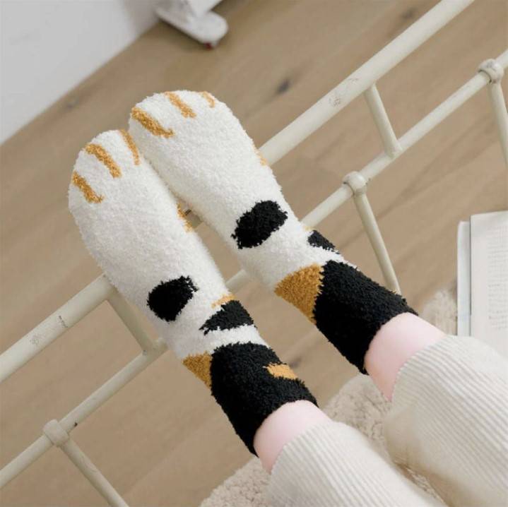 Cute Cat Claw Plush Warm Socks Accessories Cute Cat Claw Plush Warm Socks Accessories