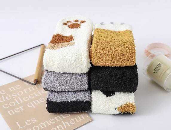 Cute Cat Claw Plush Warm Socks Accessories Cute Cat Claw Plush Warm Socks Accessories