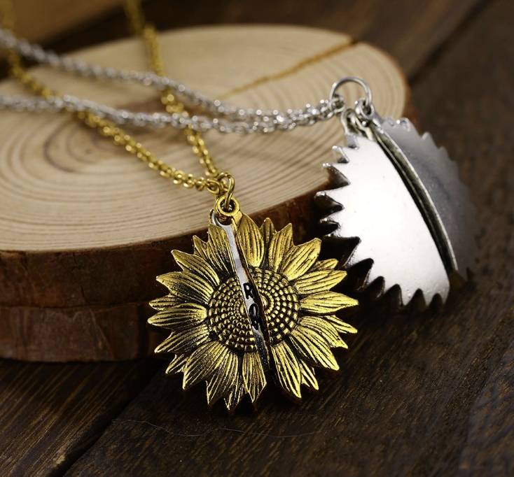You Are My Sunshine Sunflower Pendant Necklace Jewelry You Are My Sunshine Sunflower Pendant Necklace Jewelry