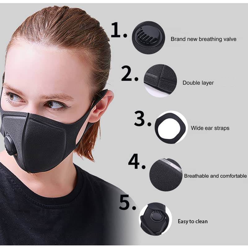 Protective Anti Pollution Respirator Mask 6 PCS Accessories Protective Anti Pollution Respirator Mask 6 PCS Accessories