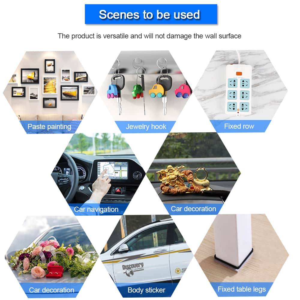 Adhesive Double-Sided Traceless Nano Tape Home Goods Adhesive Double-Sided Traceless Nano Tape Home Goods