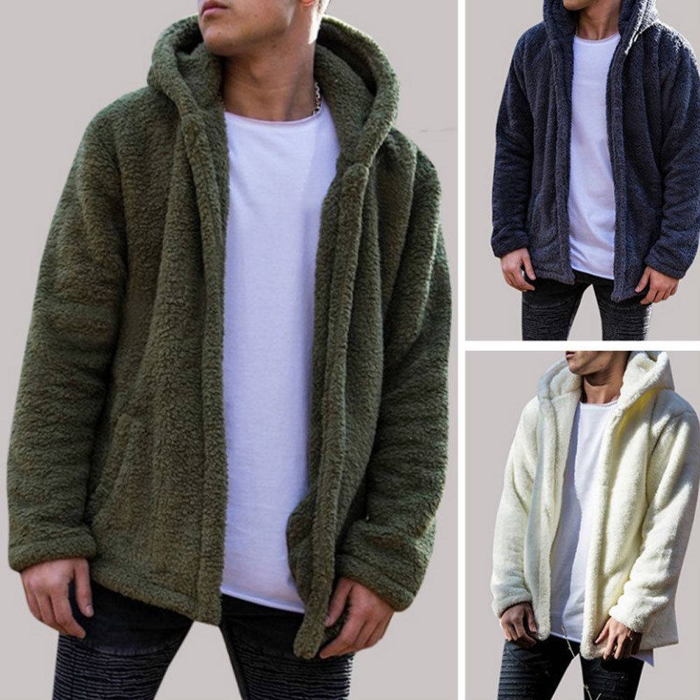 Trendy Warm Plush Men Hoodies Apparel Trendy Warm Plush Men Hoodies Apparel