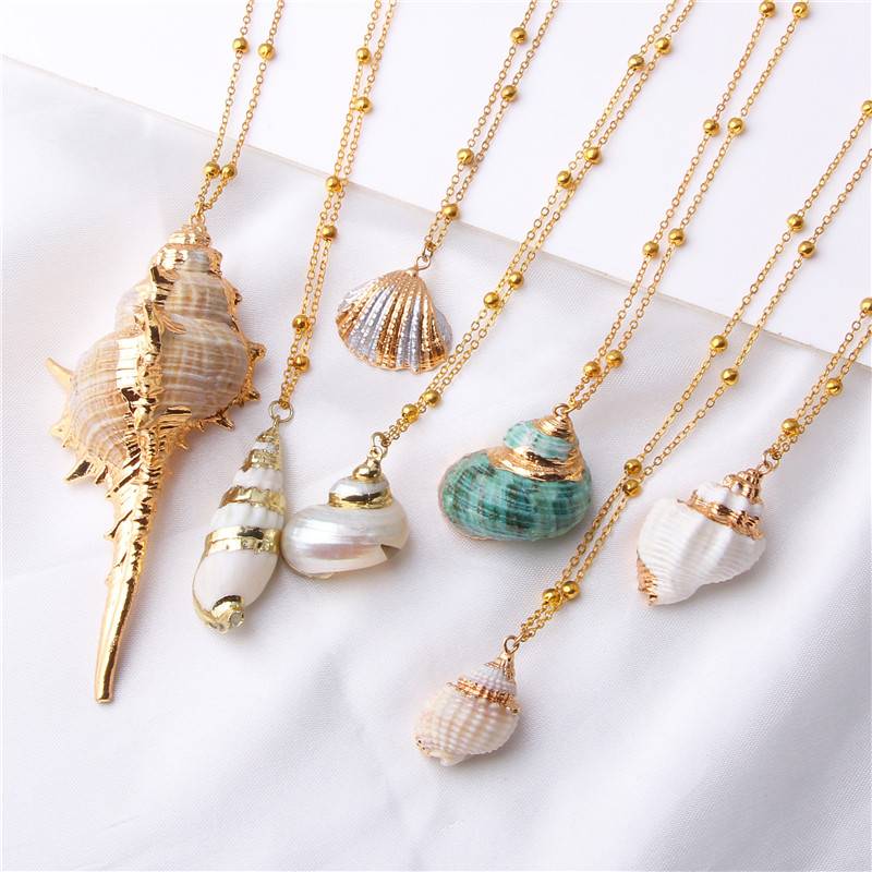 Boho Conch Shell Necklace Jewelry Boho Conch Shell Necklace Jewelry