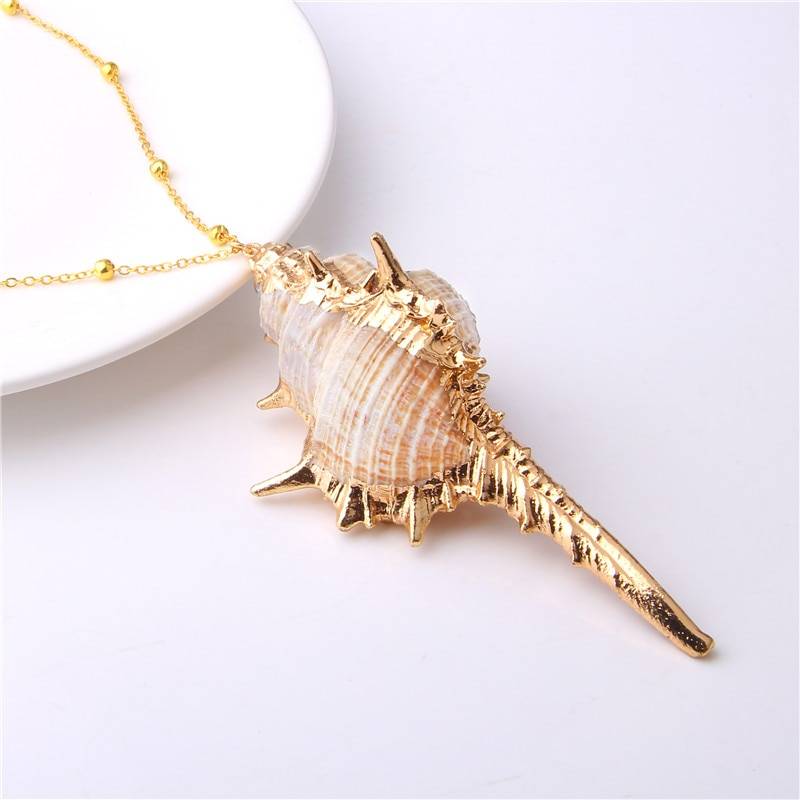 Boho Conch Shell Necklace Jewelry Boho Conch Shell Necklace Jewelry